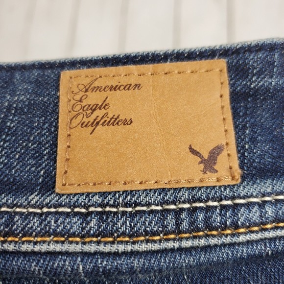 American Eagle Original Boot Stretch Jeans Adult 2 Low Rise Cotton Spandex Nice - Picture 13 of 15